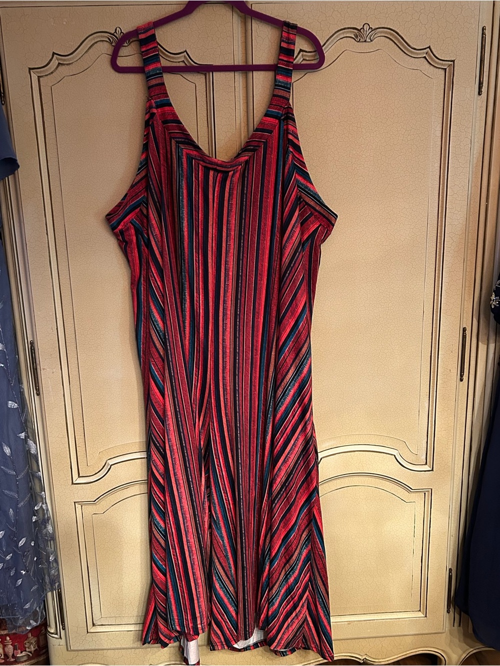 NWOT BloomChic 26 Striped jumpsuit